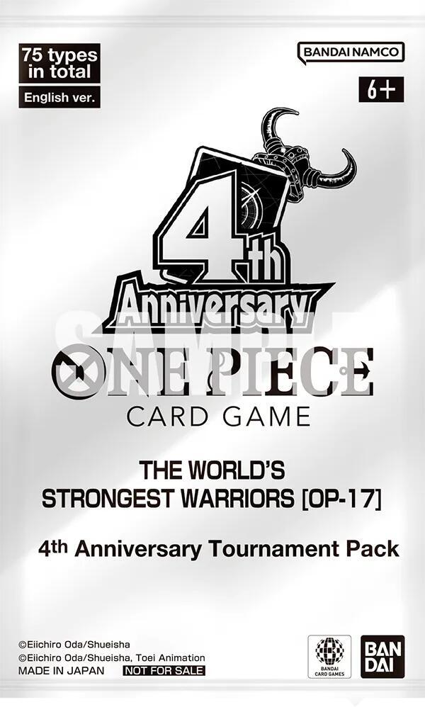 The World's Strongest Warriors - 4th Anniversary Tournament Pack - The World's Strongest Warriors Release Event Cards (OP17 RE)